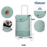 Andersen Shopper Einkaufstrolley Unus Fun Tilde Mint Wien-3