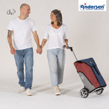 Andersen Shopper Einkaufstrolley Unus OliP Blau Wien-7
