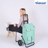 Andersen Shopper Einkaufstrolley Komfort Ipek Mo Salbei-Wien-6