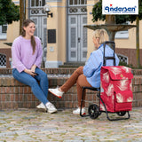 Andersen Shopper Einkaufstrolley Komfort Signe Rot Wien-6