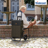 Andersen Shopper Einkaufstrolley Komfort Fita Schwarz-Wien-6