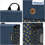 Andersen Shopper Einkaufstrolley Komfort Fita Blau-Wien-5