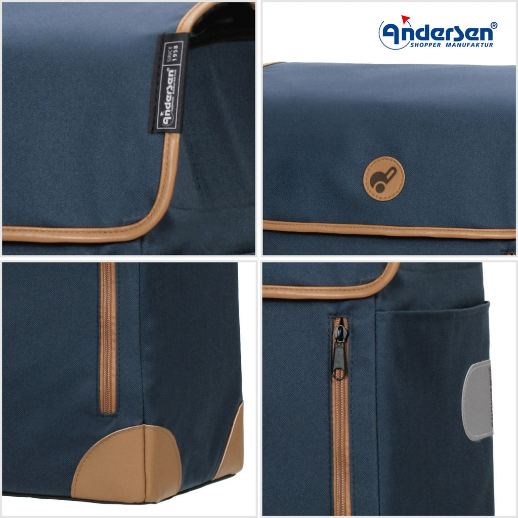 Andersen Shopper Einkaufstrolley Weda Blau Wien-6