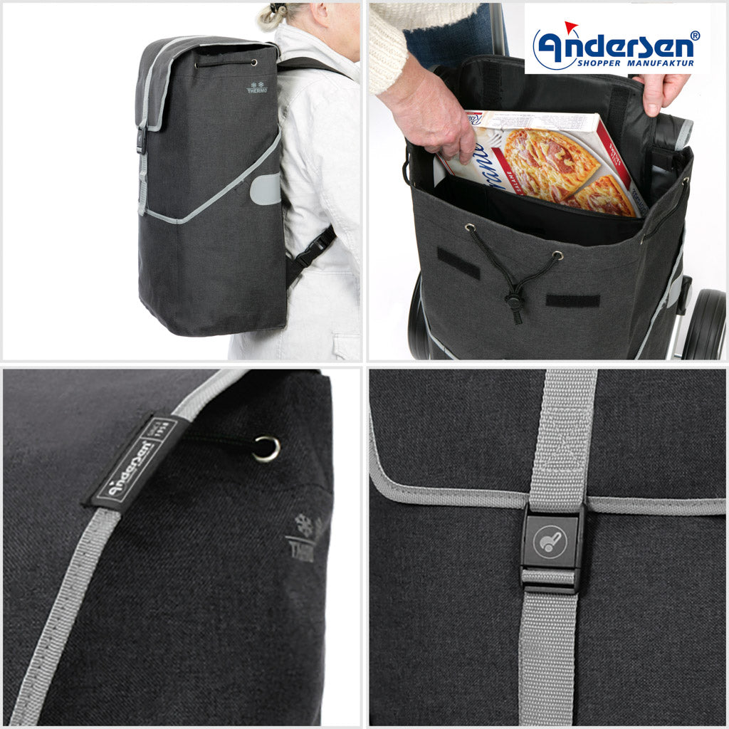 Andersen Shopper Einkaufstrolley Mikkel Schwarz Wien-6