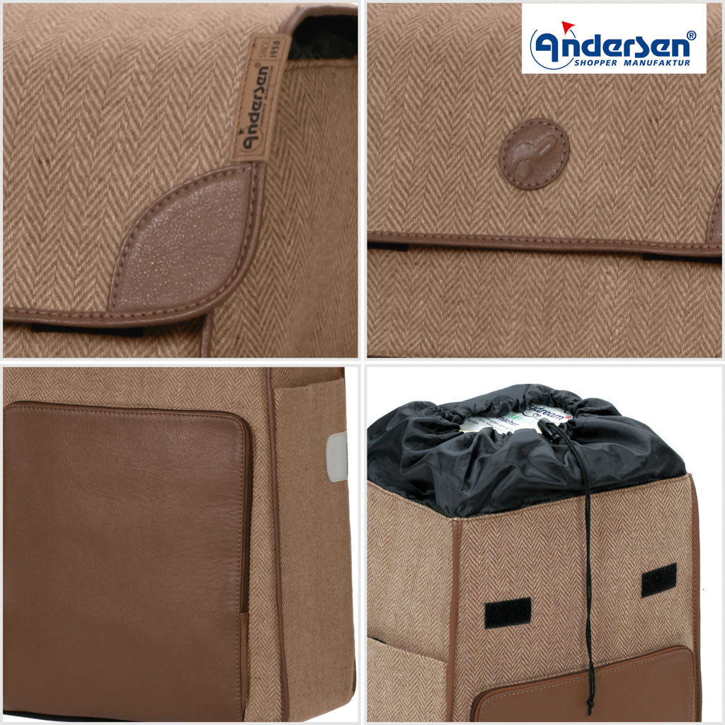 Andersen Shopper Einkaufstrolley Elik Braun Wien-6