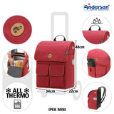 4-Andersen Shopper (R) Scala Shopper Ipek Mini rot Einkaufstrolley Wien