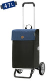 1-Andersen Shopper® Alu Star Shopper Hera blau Einkaufstrolley Wien