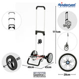 3-Andersen Shopper® Alu Star Shopper Sofia rot Einkaufstrolley Wien
