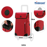 4-Andersen Shopper® Alu Star Shopper Sofia rot Einkaufstrolley Wien