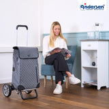 2-Andersen Shopper® Alu Star Shopper Sofia anthrazit Einkaufstrolley Wien