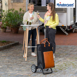 2-Andersen Shopper® Alu Star Shopper Charu braun Einkaufstrolley Wien