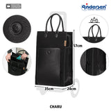 4-Andersen Shopper® Alu Star Shopper Charu schwarz Einkaufstrolley Wien