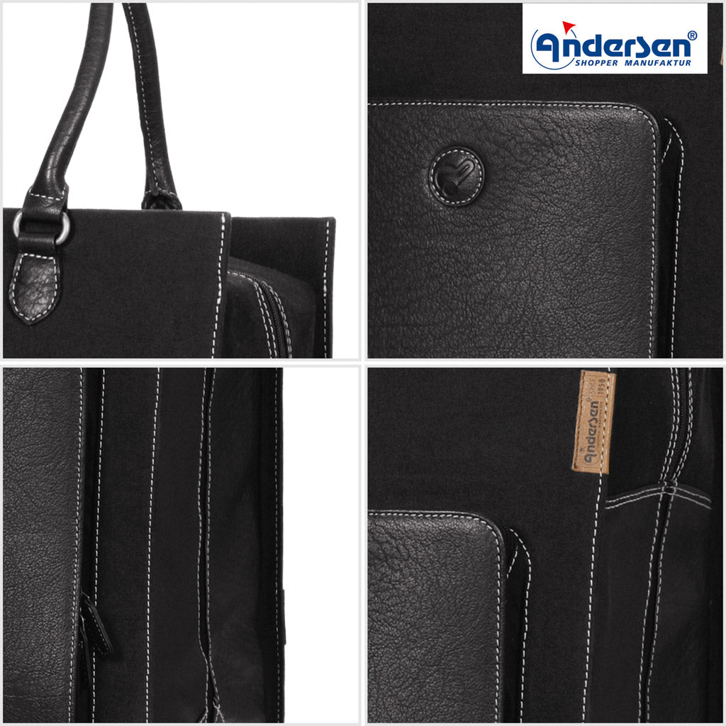 Andersen Shopper Einkaufstrolley Charu Schwarz Wien-6