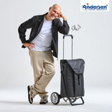 2-Andersen Shopper® Alu Star Shopper Oli.P 3.0 schwarz Einkaufstrolley Wien