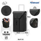 4-Andersen Shopper® Alu Star Shopper Oli.P 3.0 schwarz Einkaufstrolley Wien