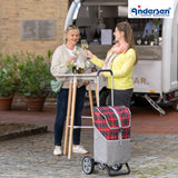 2-Andersen Shopper® Alu Star Shopper Gese rot Einkaufstrolley Wien