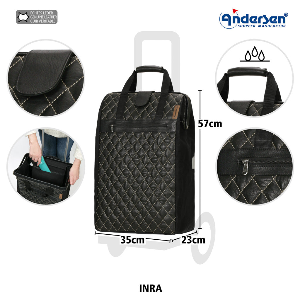Andersen Shopper Einkaufstrolley Inra Schwarz Wien-5
