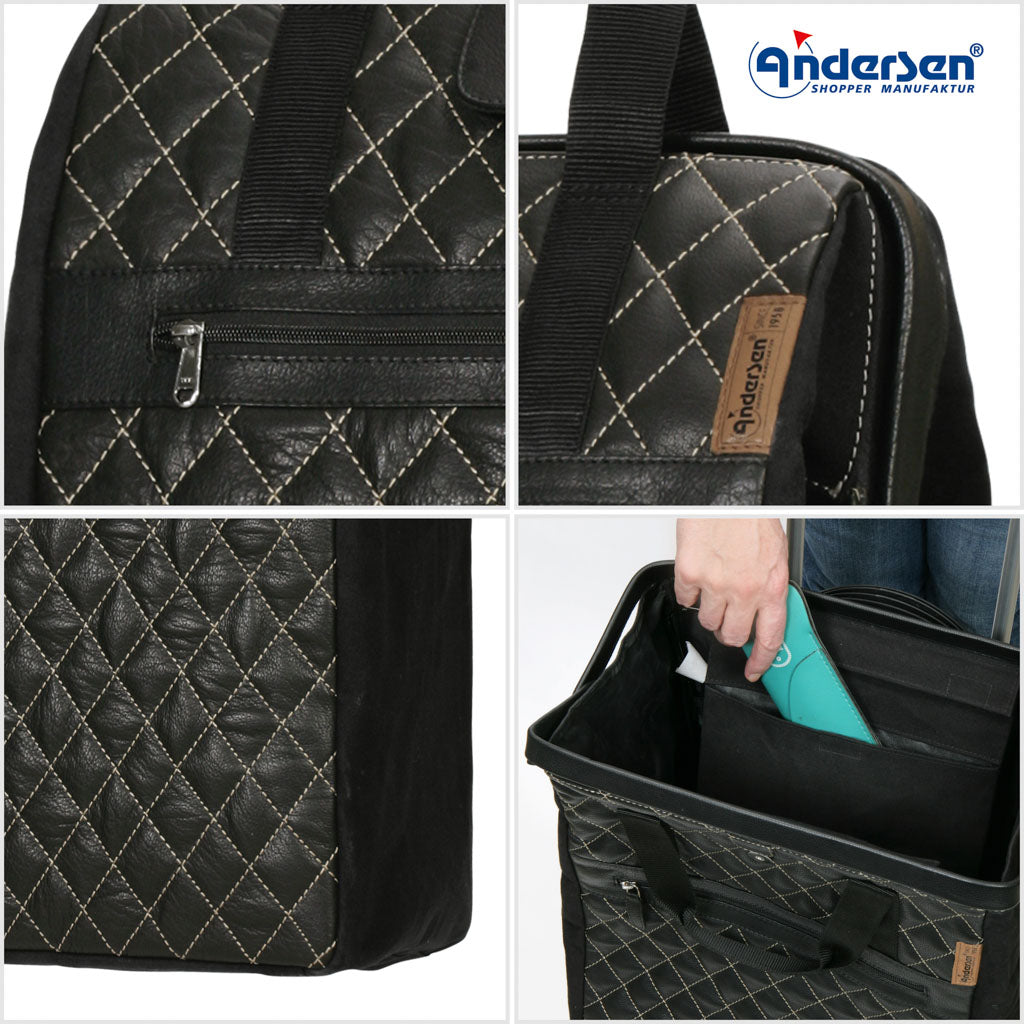 Andersen Shopper Einkaufstrolley Inra Schwarz Wien-6