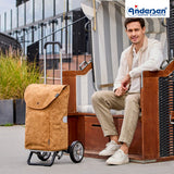 2-Andersen Shopper® Alu Star Shopper Marta camel Einkaufstrolley Wien