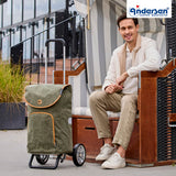 2-Andersen Shopper® Alu Star Shopper Marta oliv Einkaufstrolley Wien