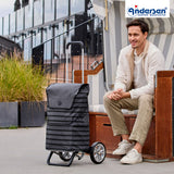 2-Andersen Shopper® Alu Star Shopper Jelke anthrazit Einkaufstrolley Wien