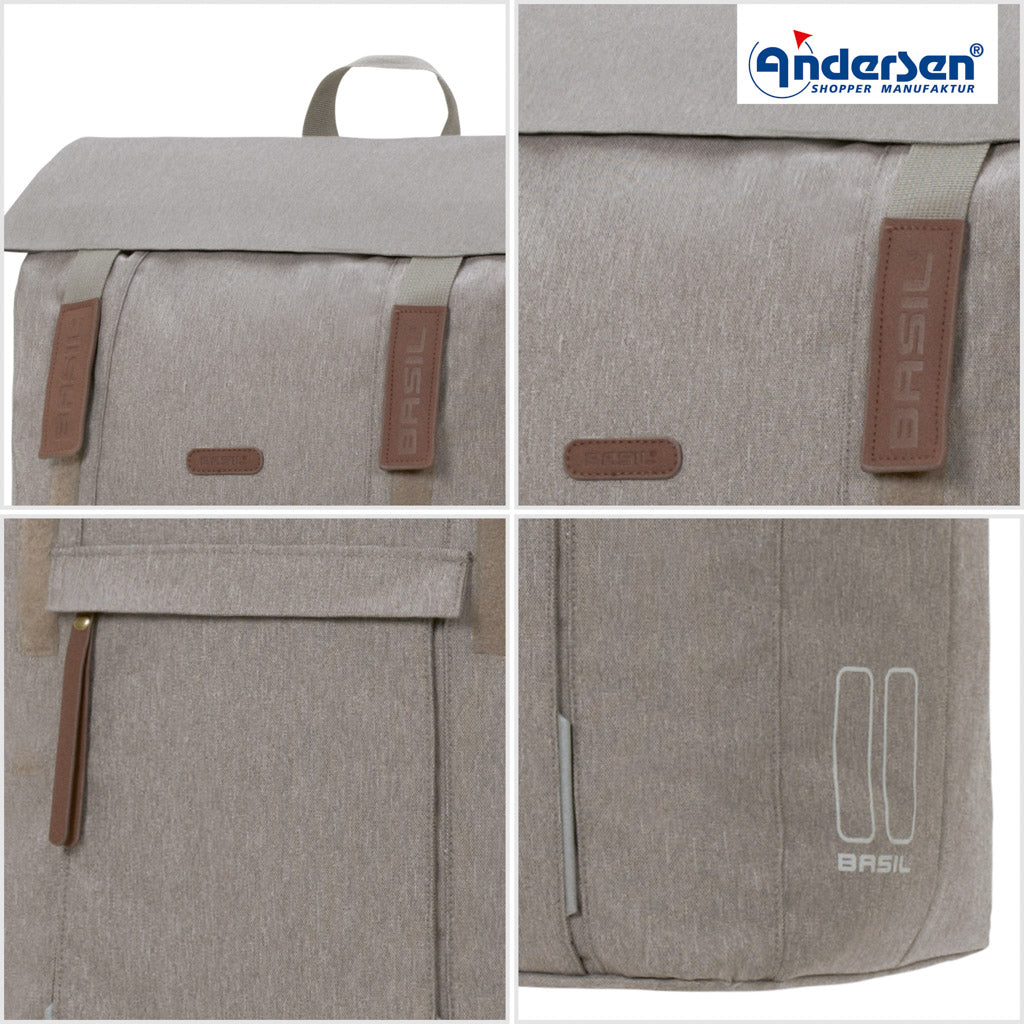 Andersen Shopper Einkaufstrolley Basil City Grau Wien-6