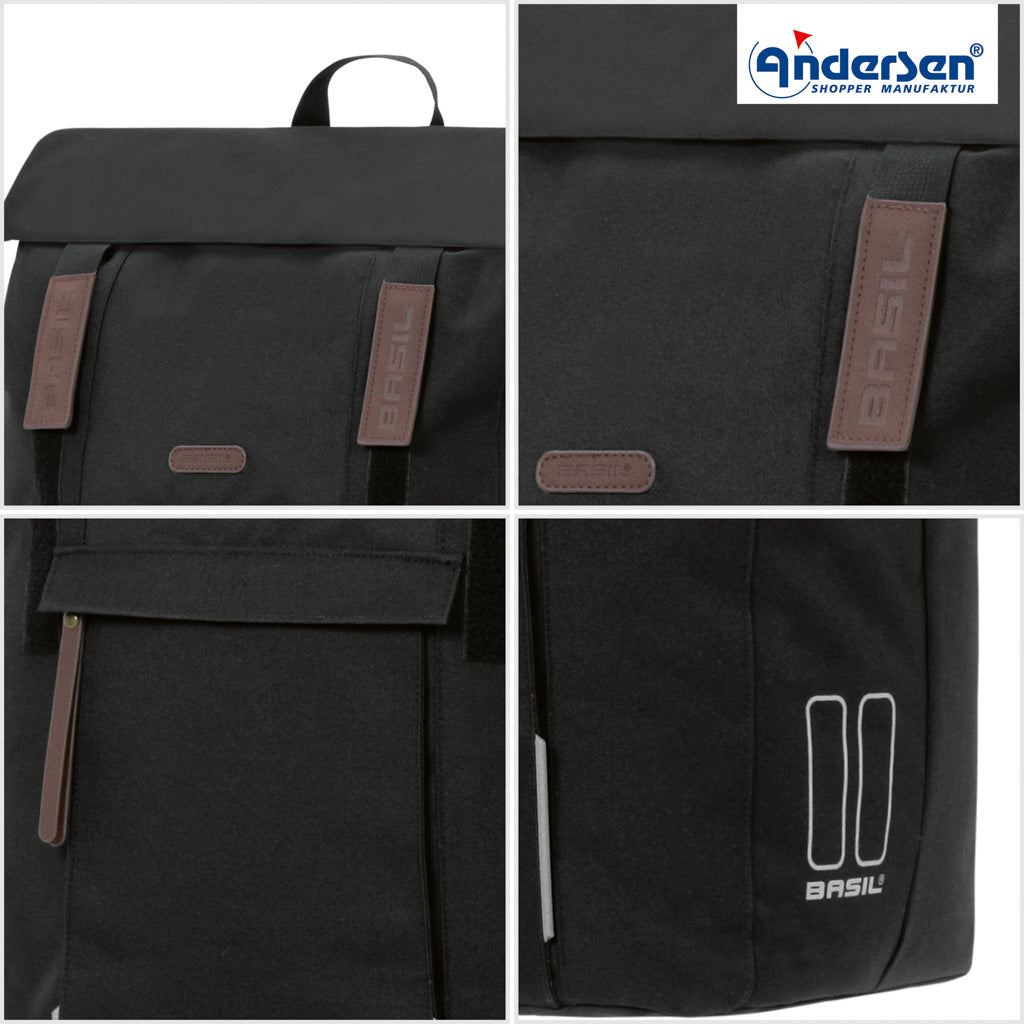 Andersen Shopper Einkaufstrolley Basil City Schwarz Wien-6