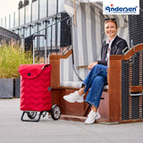 2-Andersen Shopper® Alu Star Shopper Hilma rot Einkaufstrolley Wien