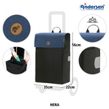 4-Andersen Shopper (R) Treppensteiger Scala Shopper Hera blau Einkaufstrolley Wien