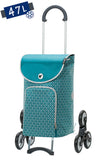 1-Andersen Shopper (R) Treppensteiger Scala Shopper Famke petrol Einkaufstrolley Wien