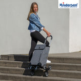 2-Andersen Shopper (R) Treppensteiger Scala Shopper Sofia anthrazit Einkaufstrolley Wien