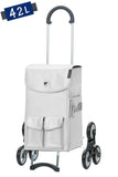 1-Andersen Shopper (R) Treppensteiger Scala Shopper Abbo silber Einkaufstrolley Wien