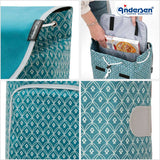 6-Andersen Shopper (R) Scala Shopper Plus Famke petrol Einkaufstrolley Wien
