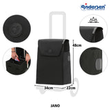 4-Andersen Shopper (R) Scala Shopper Plus Jano schwarz Einkaufstrolley Wien