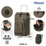 5-Andersen Shopper (R) Tura Shopper 135 Hydro 3.0 oliv Einkaufstrolley Wien