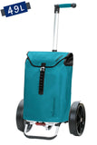 1-Andersen Shopper (R) Tura Shopper 135 Ortlieb petrol Einkaufstrolley Wien