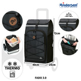 5-Andersen Shopper (R) Tura Shopper 135 Fado 3.0 schwarz Einkaufstrolley Wien