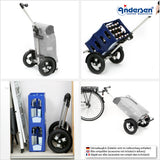 6-Andersen Shopper (R) Tura Shopper 136 Hydro 3.0 schwarz Einkaufstrolley Wien