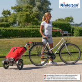 2-Andersen Shopper (R) Tura Shopper 136 Ortlieb rot Einkaufstrolley Wien