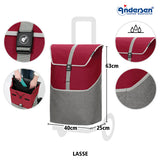 5-Andersen Shopper (R) Tura Shopper 136 Lasse rot Einkaufstrolley Wien