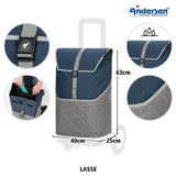 5-Andersen Shopper (R) Tura Shopper 136 Lasse blau Einkaufstrolley Wien
