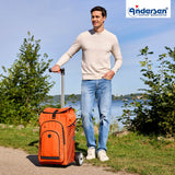 2-Andersen Shopper (R) Unus Shopper Hydro 3.0 orange Einkaufstrolley Wien
