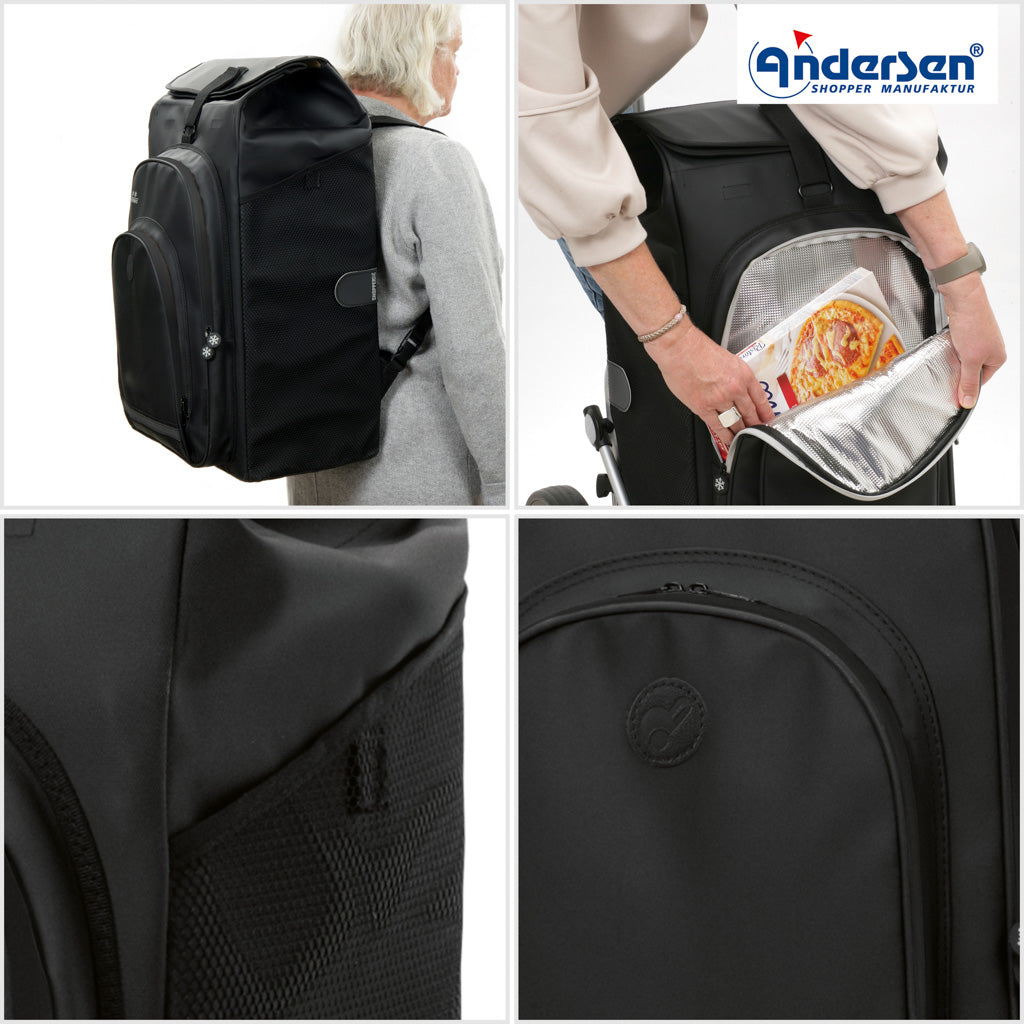 Andersen Shopper Einkaufstrolley Hydro 3.0 Schwarz Wien-6