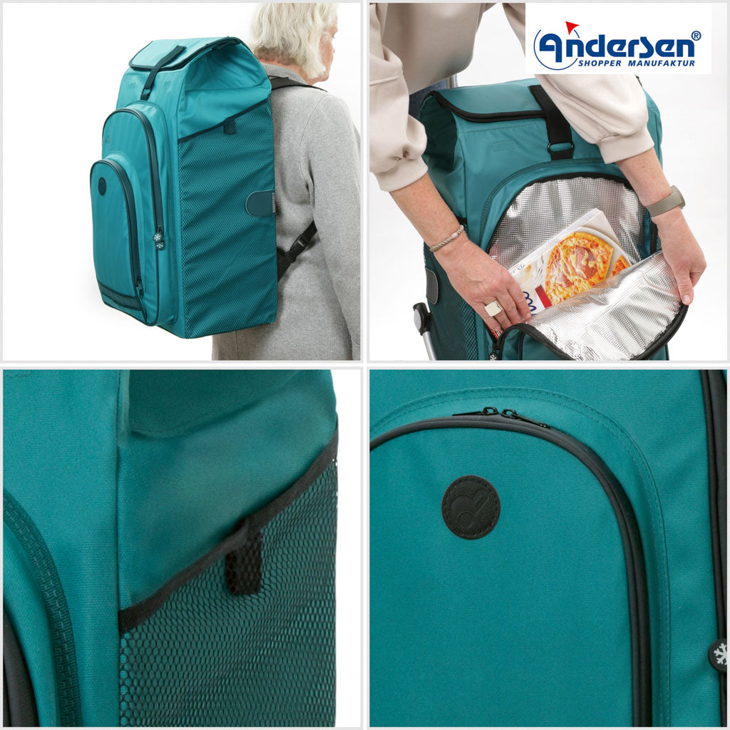 Andersen Shopper Einkaufstrolley Hydro 3.0 Petrol Wien-6
