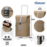 5-Andersen Shopper (R) Unus Shopper Mikkel beige Einkaufstrolley Wien