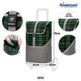 5-Andersen Shopper (R) Unus Shopper Gese grün Einkaufstrolley Wien