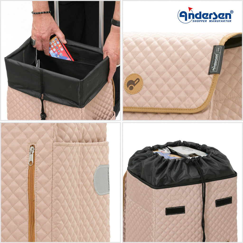 Andersen Shopper Einkaufstrolley Lissa Sand Wien-6