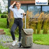 2-Andersen Shopper (R) Unus Shopper Marta oliv Einkaufstrolley Wien
