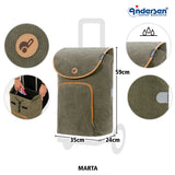 5-Andersen Shopper (R) Unus Shopper Marta oliv Einkaufstrolley Wien