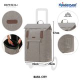 5-Andersen Shopper (R) Unus Shopper Basil City grau Einkaufstrolley Wien